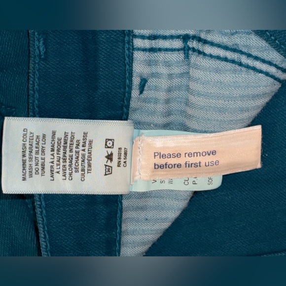 Lucky Brand Sofia Skinny Ankle Jeans Teal Blue Size 4 Mid Rise Stretch - Picture 8 of 8